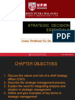 Strategic Decision Essentials: Assoc. Professor Gs. Dr. Mazlan Hassan