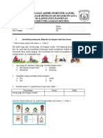 Soal Pas Ganjil Kelas 2 Tema 3