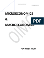 Microeconomics & Macroeconomics: Ca Dipesh Arora