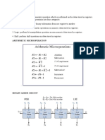 3.2 Microoperation - Arithmetic Unit