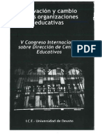 Aplicaciones de Un Modelo de Gestion Escolar Del Mejoramiento en Escuelas Vulnerables A La Certificacion de Calidad