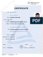 Certificate: This Is To Certify That