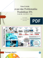 Inovasi Dan Problematika Pendidikan IPA: Mata Kuliah