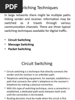 Switching Techniques