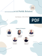 Komunikasi & Publik Relation: Eni Rohaeni., S.Pd.,S.IP.,M.Si