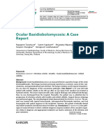 Ocular Basidiobolomycosis A Case Report