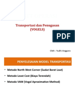 Riset Operasi: Transportasi Dan Penugasan (Vogels)