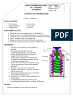Centrifugal Pump Overhaul Procedure | PDF | Pump | Gas Technologies