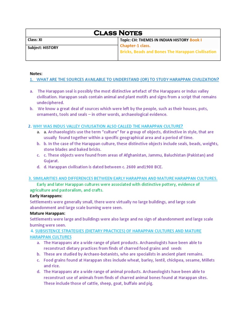 Class Notes | PDF