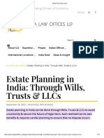 Estate Planning in India