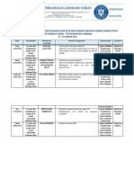 Calendarul Activităților Extrașcolare Și Extracurriculare Din Cadrul Proiectului Săptamâna Verde - Învățământul Primar