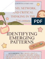 Good Morning Every One!: Trend, Network, and Critical Thinking in The 21st Century