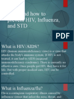 What and How To Prevent HIV, Influenza, and STD