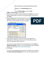 Access Notes On Relationship N Data Types