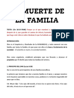 La Muerte de La Familia: TEXTO: (GN 18:19 RV60)