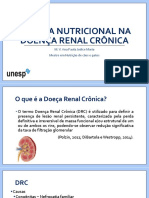 Terapia Nutricional Na Doença Renal Crônica: M. V. Ana Paula Judice Maria Mestre em Nutrição de Cães e Gatos