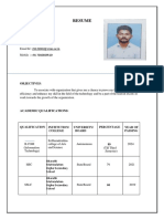 Sivaraaj Resume