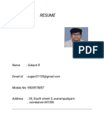 Sukant RESUME