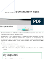Encapsulation in Java: Data Hiding with Access Modifiers