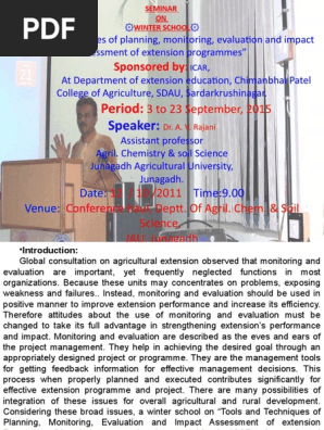 impact assessment