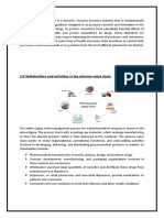 2.0 Stakeholders and Activities in The Pharma Value Chain