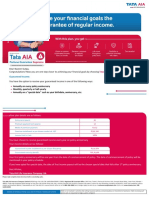 Achieve Financial Goals with Tata AIA's Guaranteed Income Plan