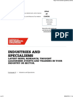 Industries and Specialisms