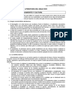 Literatura Del Siglo Xvii 1. El Barroco: Pensamiento Y Cultura