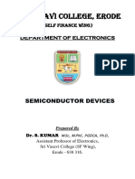B.SC Electronics - Semiconductor Devices (.PDF) - Course Syllabus & Material - All Units (Bharathiar University)