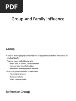 Group and Family Influence