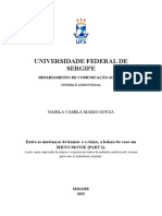 Universidade Federal de Sergipe: Najela Camila Makio Souza