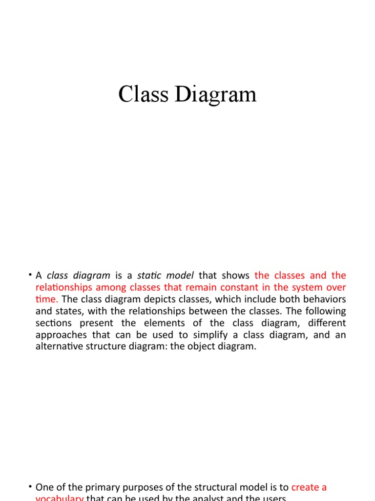 Class Diagram Pdf Computing