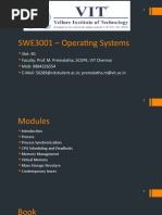 SWE3001 - Operating Systems