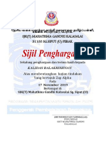 Sijil PENGHARGAAN PEGAWAI