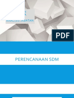 Perencaaan Sumberdaya Manusia - Analisis Jabatan