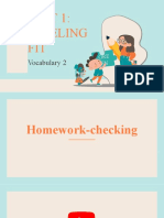 Unit 1: Feeeling FIT: Vocabulary 2