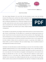 REACTION PAPER BPED 110