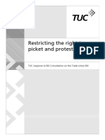 Picketing and Protest Consultation - TUC Response