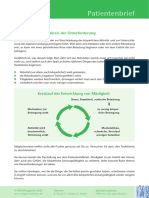 DEGAM LL Müdigkeit 2023 Patientenbrief - Unterforderung RZ