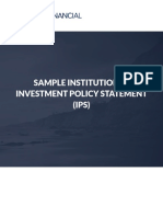 Sample Institutional IPS