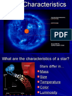 Stars Characteristics in 40 Characters