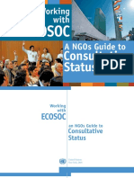 Working With A Ngos Guide To: Consultative Status