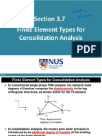 Section 3.7 Finite Element Types For Consolidation Analysis