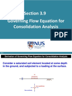 Section 3.9 Governing Flow Equation For Consolidation Analysis
