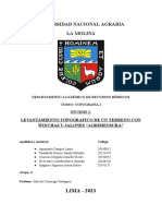 Segundo Informe de Topografía