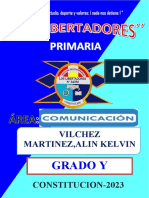 Vilchez Martinez, Alin Kelvin: Grado Y SECCION: 4º "B"