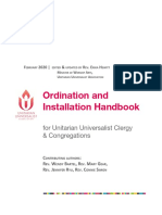 Ordination and Installation Handbook: For Unitarian Universalist Clergy & Congregations