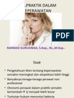 Malpraktik Dalam Keperawatan: RAHMAD GURUSINGA, S.Kep., Ns.,M.Kep.