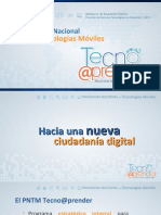 Programa Nacional De: Tecnologías Móviles