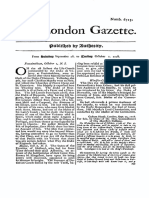 The London Gazette 1 Octobre 1728